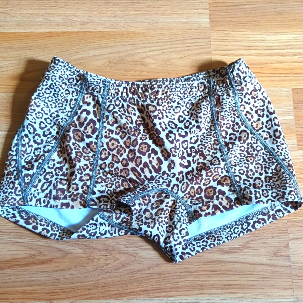 Animal Print Spandex Shorts